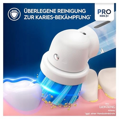 ORAL-B Pro Kids Szczoteczki Elektryczne Dla Dzieci Extra Miękkie 8 Sztuk — miniatura 3