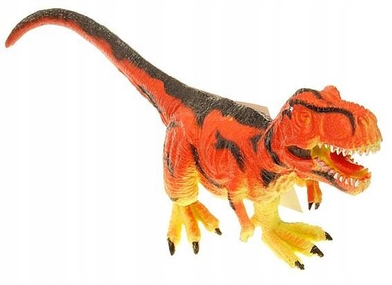 

Figurka Dinozaur Kolorowe Różne Gumowy Duży