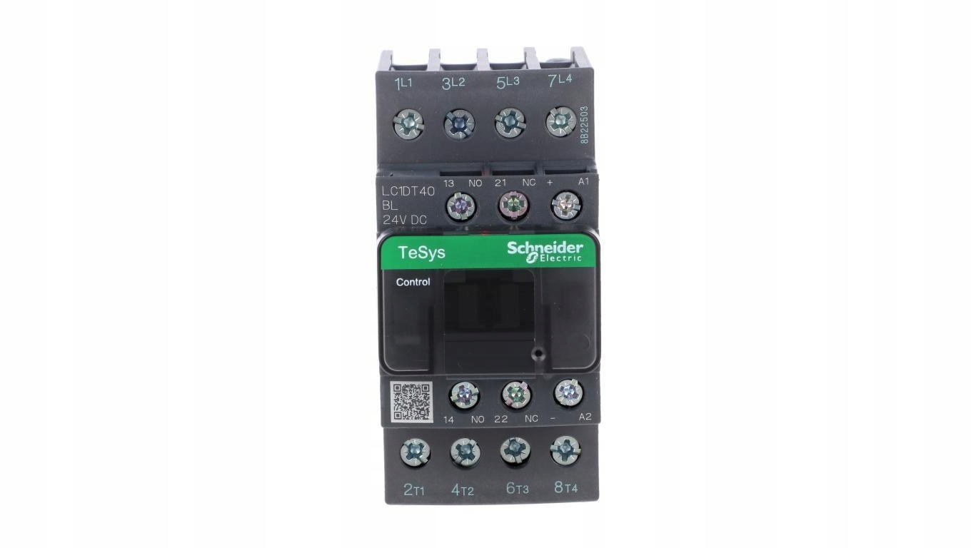 Stycznik Mocy Schneider TeSys Deca 40A 4P 24V DC LC1DT40BL LC1DT40BL