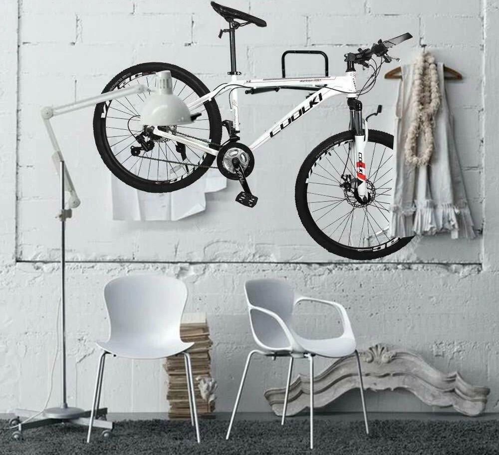 STOJAK WIESZAK NA ROWER NA ŚCIANĘ UCHWYT ROWEROWY HAK UDŹWIG DO 35 KG Rodzaj ścienny