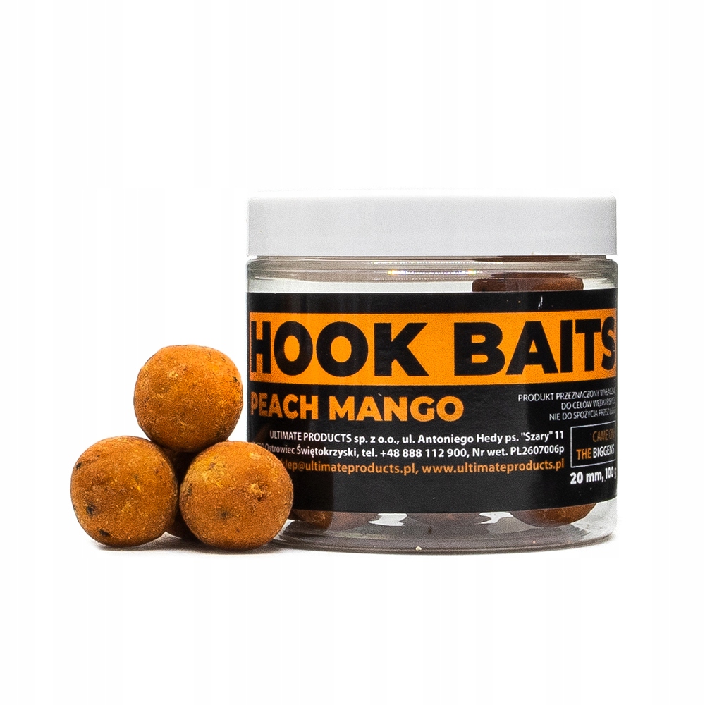 The Ultimate Kulki Hakowe Hook Baits 20 mm Peach Mango
