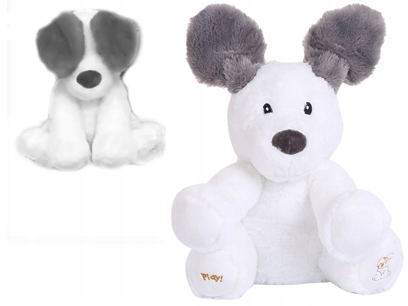 MASKOTKA grająca SŁONIK ŚPIEWAJĄCY RUSZA USZAMI SŁOŃ Materiał tkanina