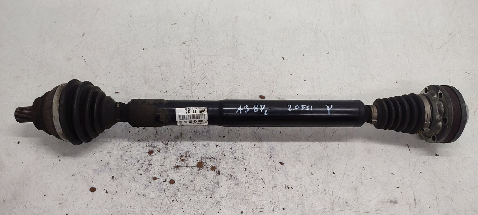 semi-axis right long Audi A3 8P 2,0 TFSI