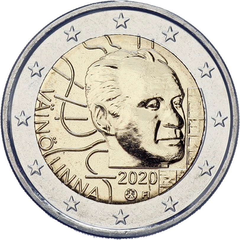 Finlandia 2 euro 2020 - Vaino Linna