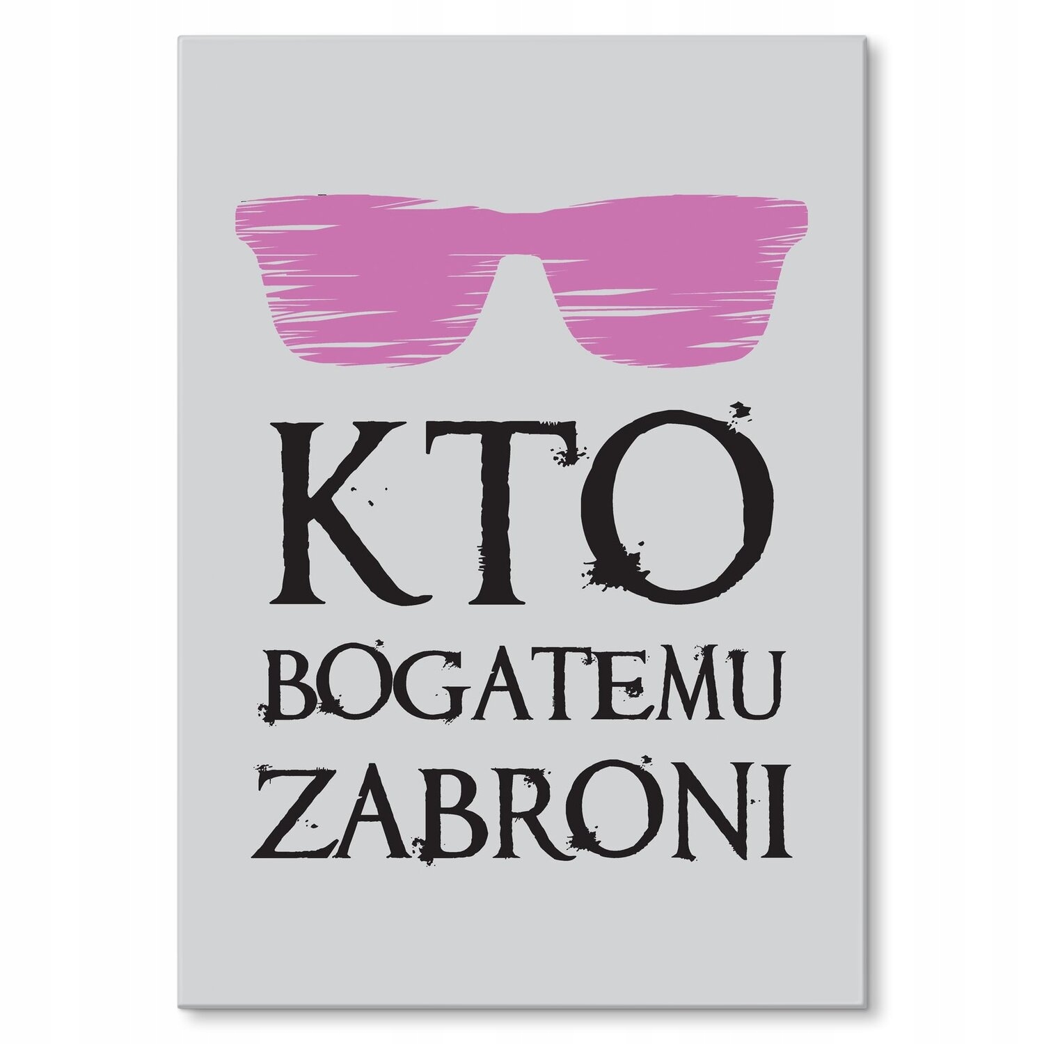 Kovový plakát Kdo bohatému zakáže Dárek 30 x 42 cm