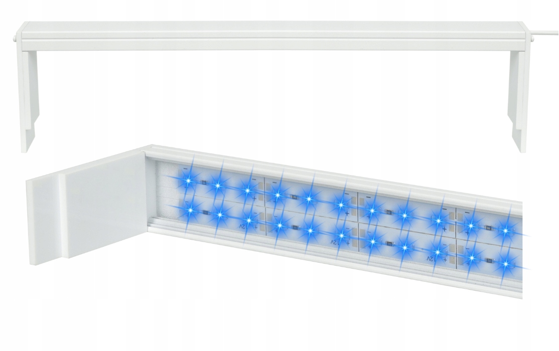 Levně Noční Led osvětlení do akvária 80 cm Led lampa do akvária Belka Led