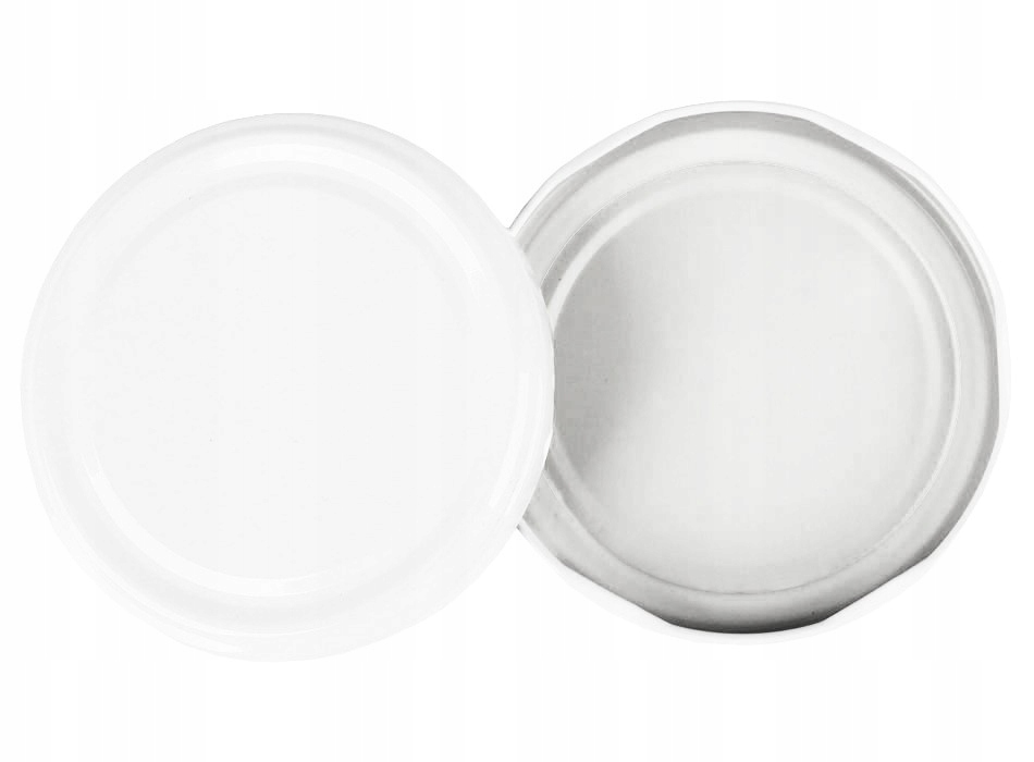 

10x Zakrętka 82mm Biała 6 Zaczepów Do Słoika +klik