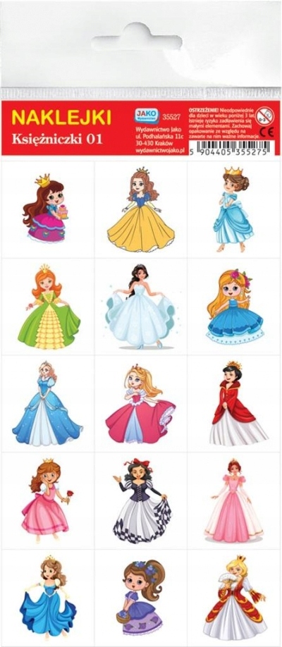 

Naklejki. Księżniczki