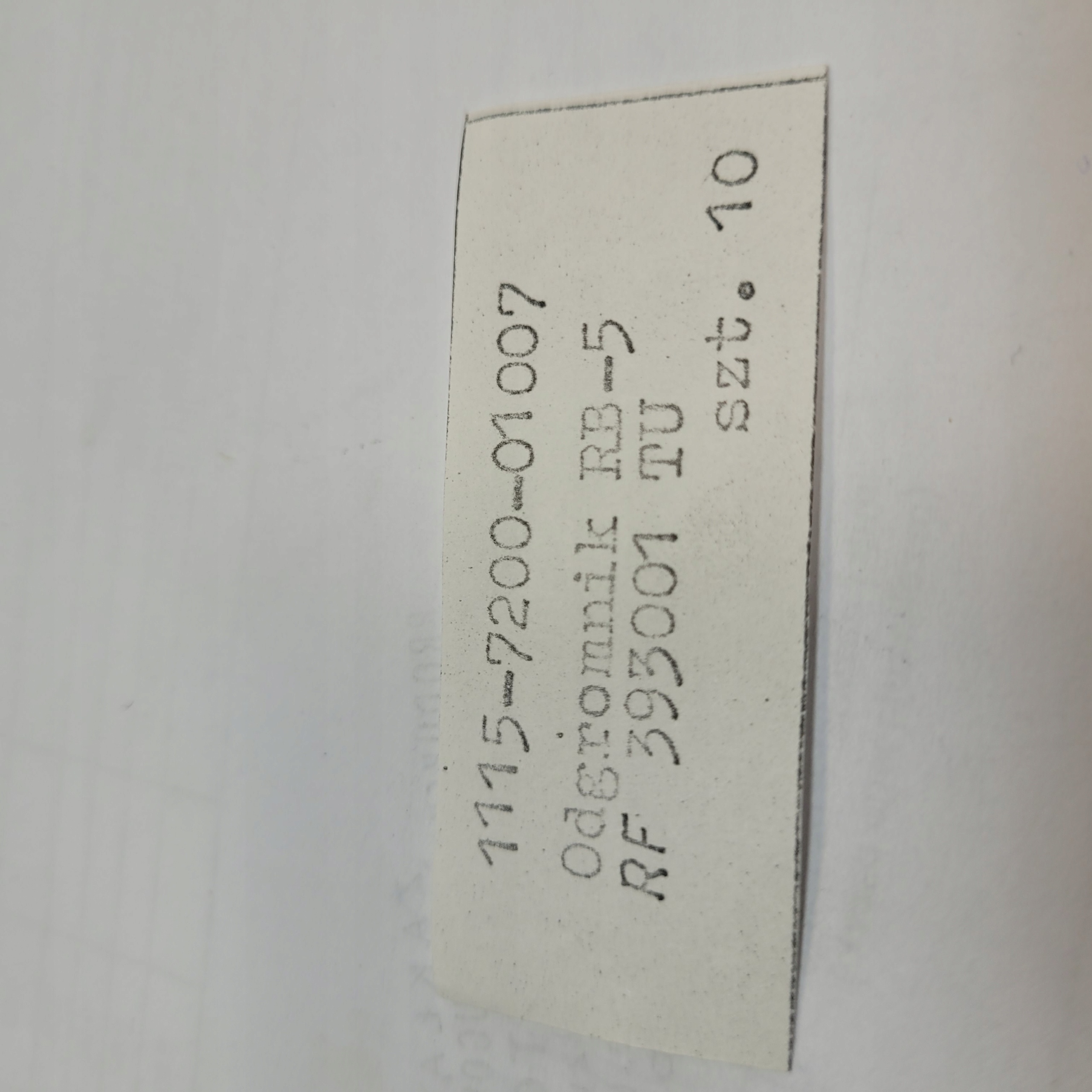 Odgromnik RB-5 wojskowy Symbol rb-5