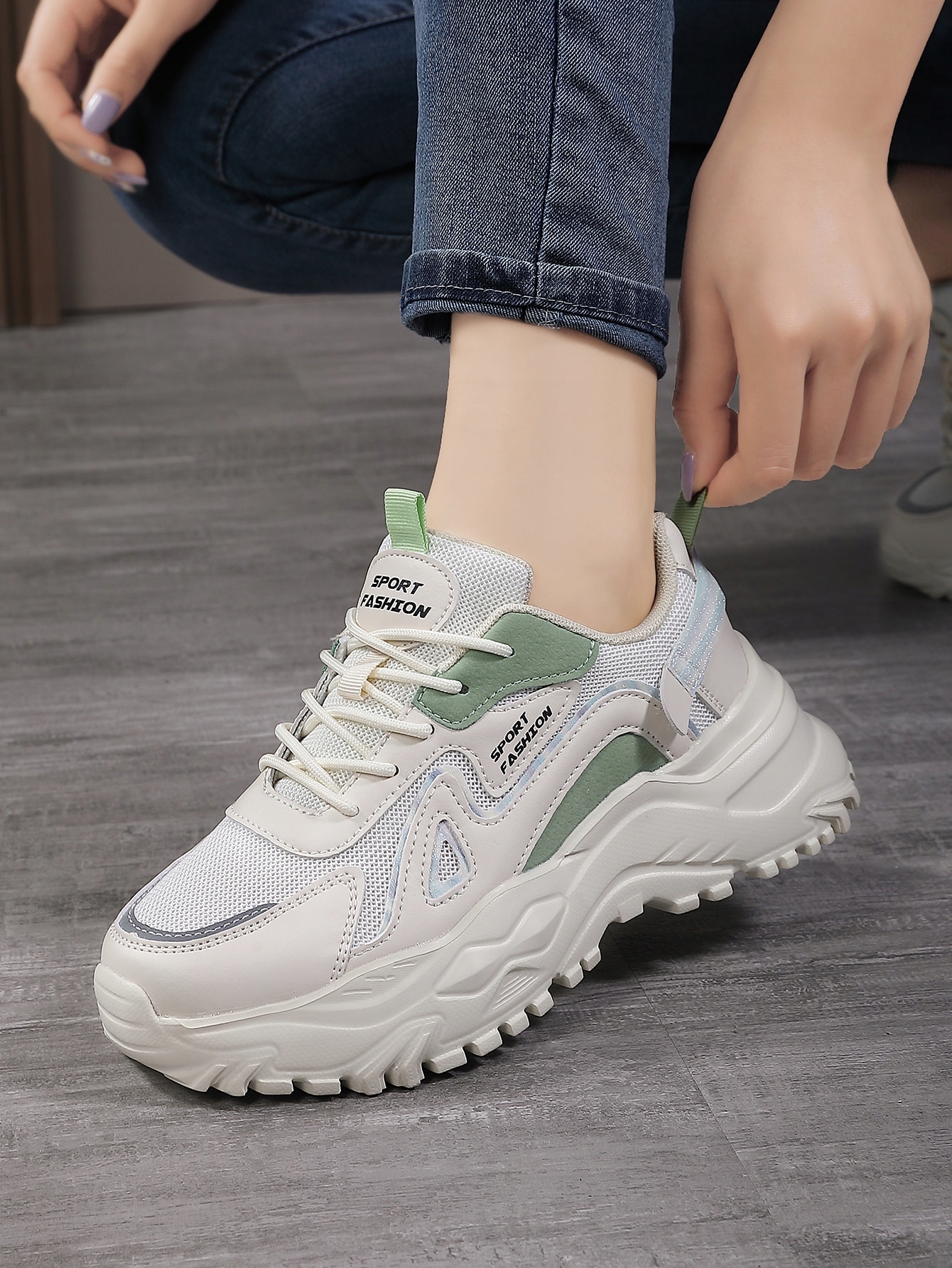 Dámské Tenisky Šněrovací Shein Eur 41