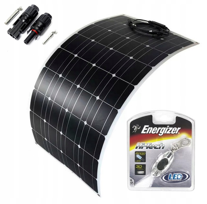 

Elastyczny Panel Słoneczny Fotowoltaiczny 100W 12V