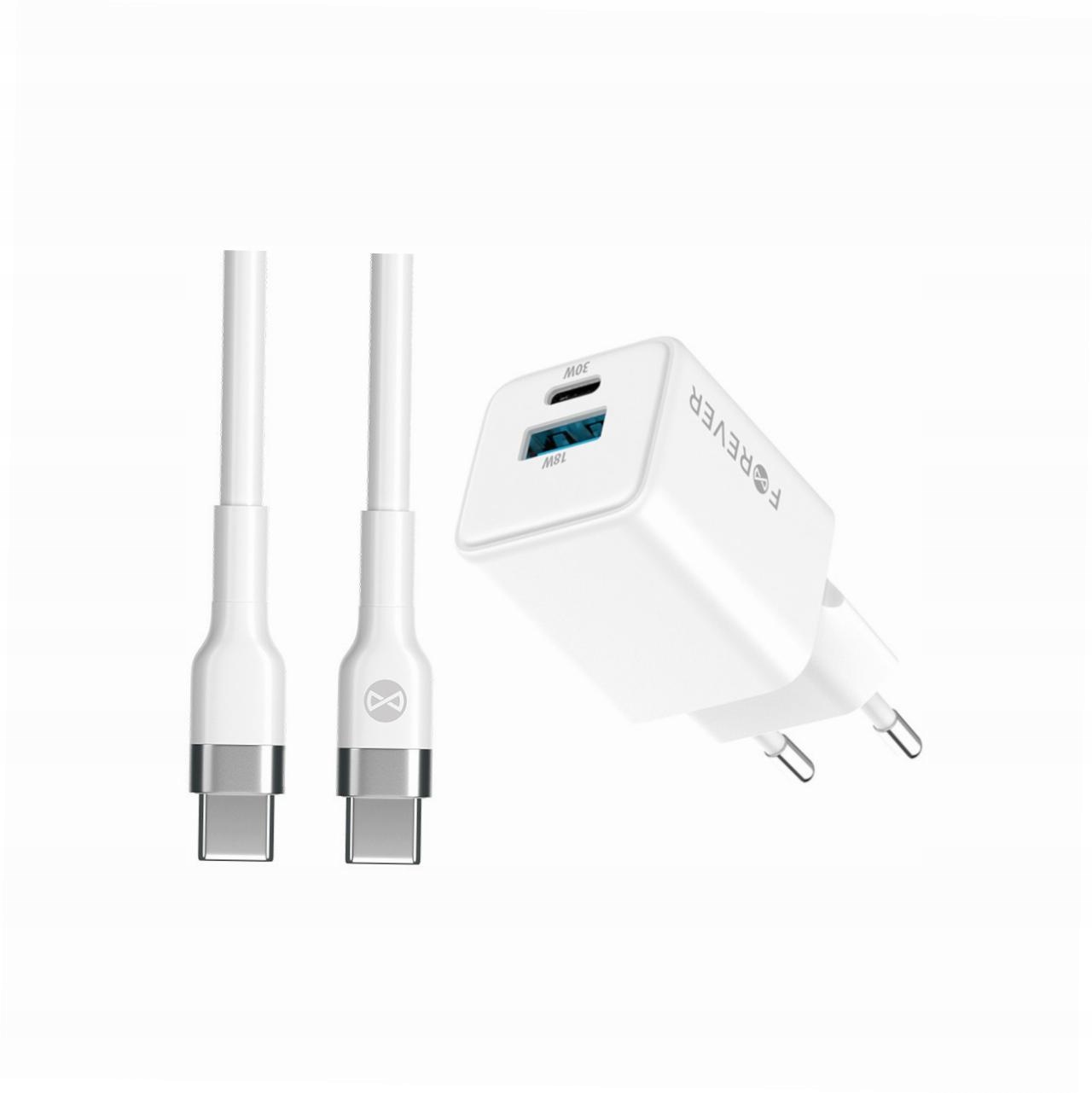 Szybka ładowarka GaN 30W Usb i Usb-c z kablem do Samsung Galaxy A04