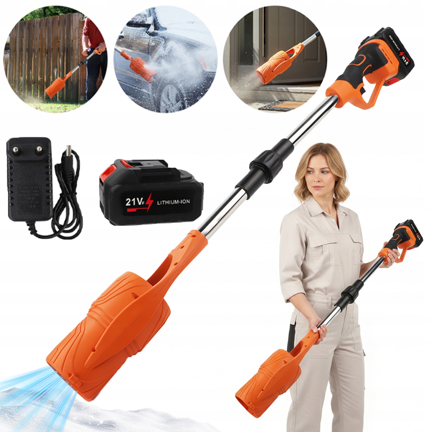 Ruční akumulátorová Foukač s funkcí Turbo pro těžký sníh