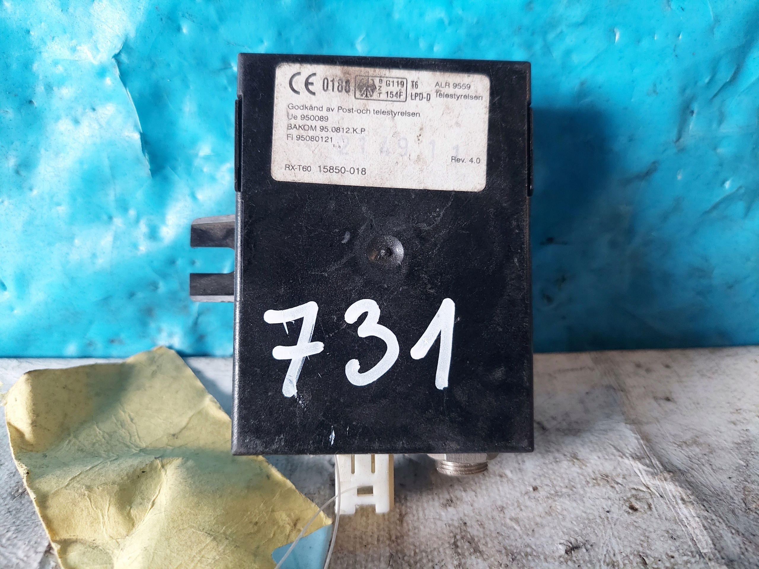 BMW X5 E53 64128370970 modulo WEBASTO