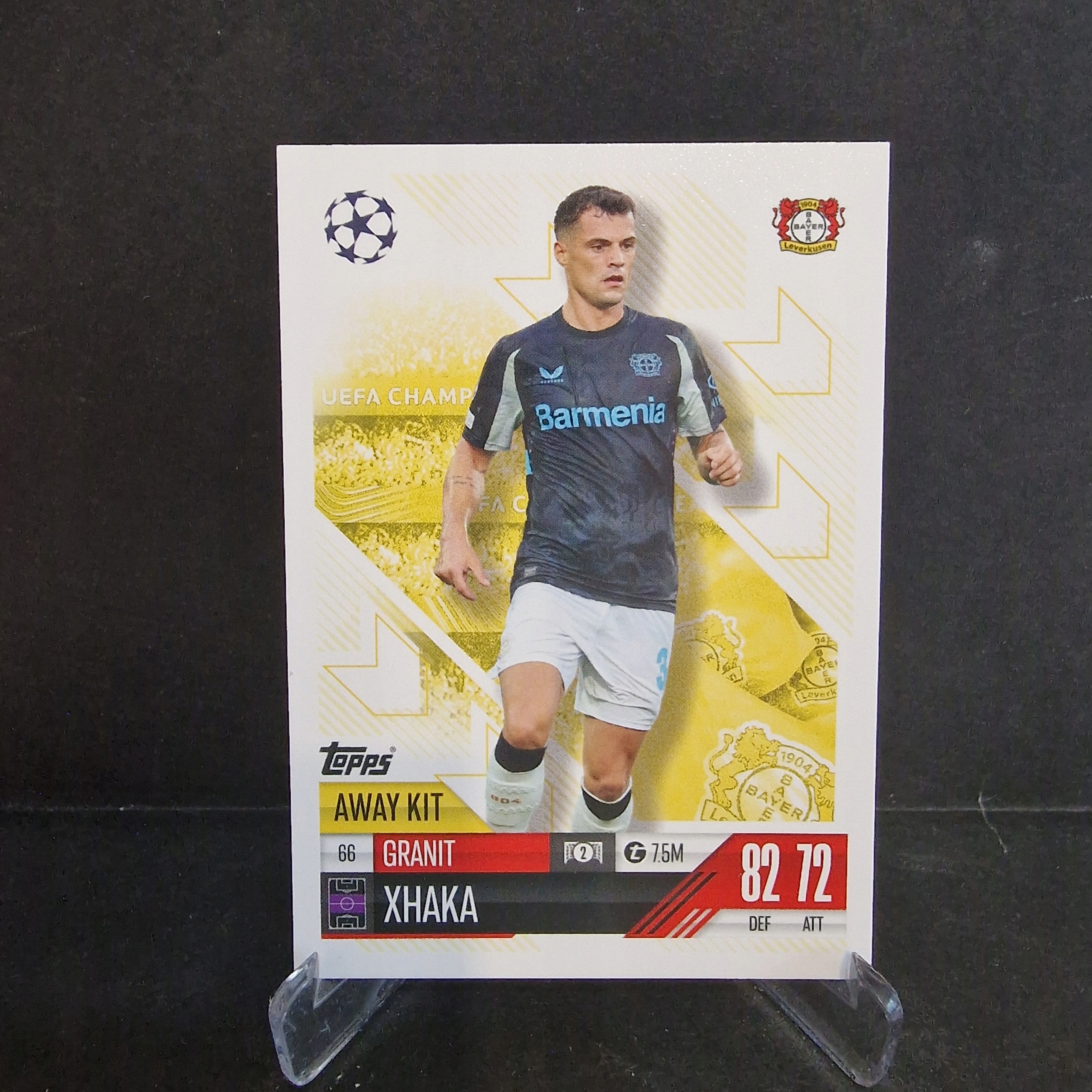 2025 Topps Match Attax Granit Xhaka Bayer Leverkusen /E72