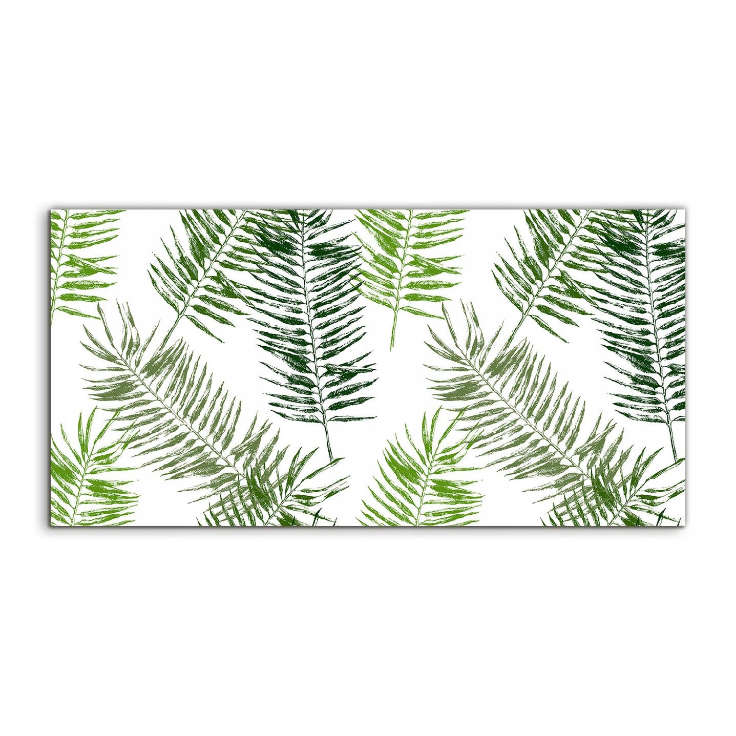Akrylový obraz 140x70 na stenu Palma Abstrakcia Listy
