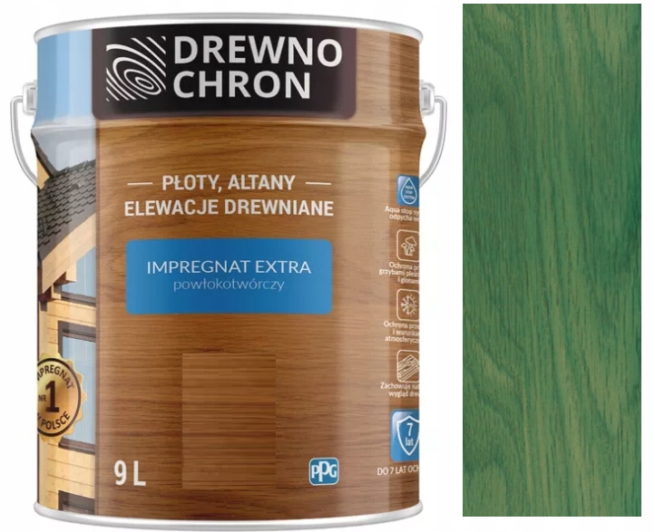 

Drewnochron Impregnat Extra 9L Zielony