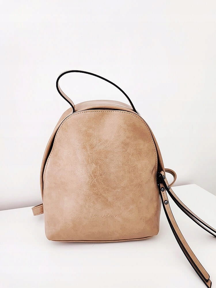 Ines Delaure kabelka batoh béžová