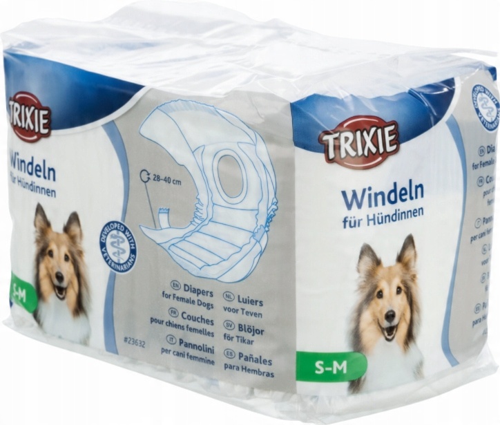 

Pieluchy pampersy dla psa suczki Trixie S-m 12 szt