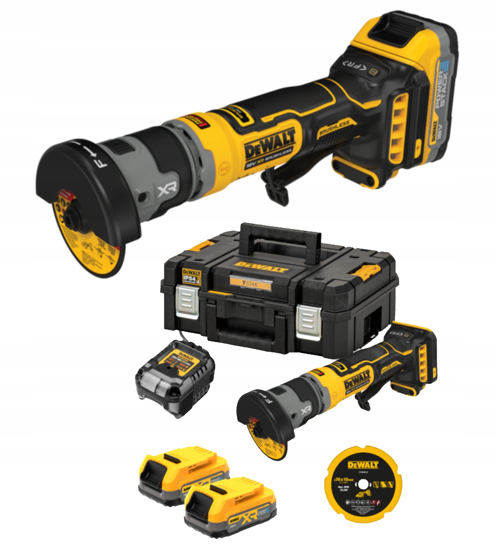 DeWALT Kompaktowa Przecinarka 1x1.7Ah 18V Xr Tstak DCG430E2T