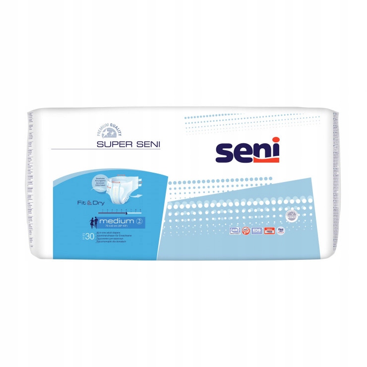 

Pieluchomajtki na rzepy Seni M 30 sztuk