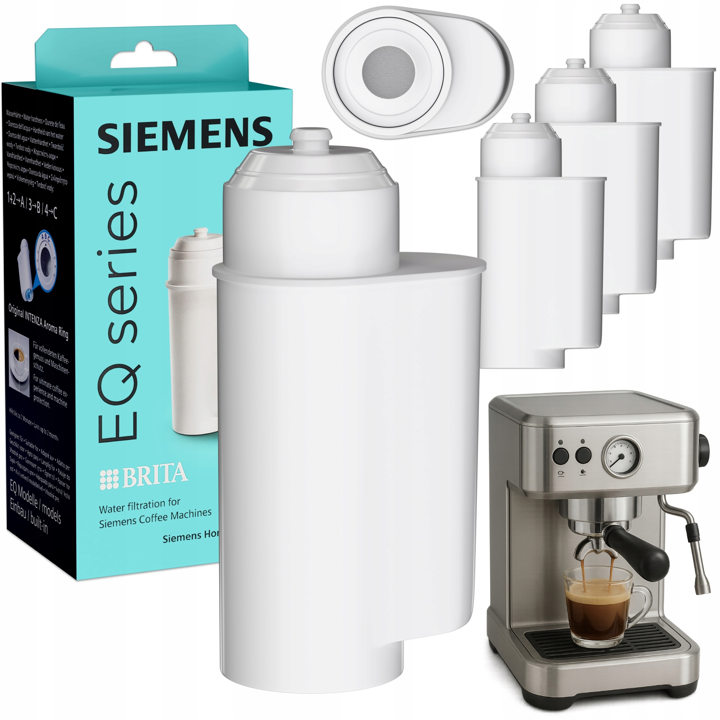 Filtr Wody Do Ekspresu Brita Intenza TZ70003 Siemens Oryginał Filtrujący x3