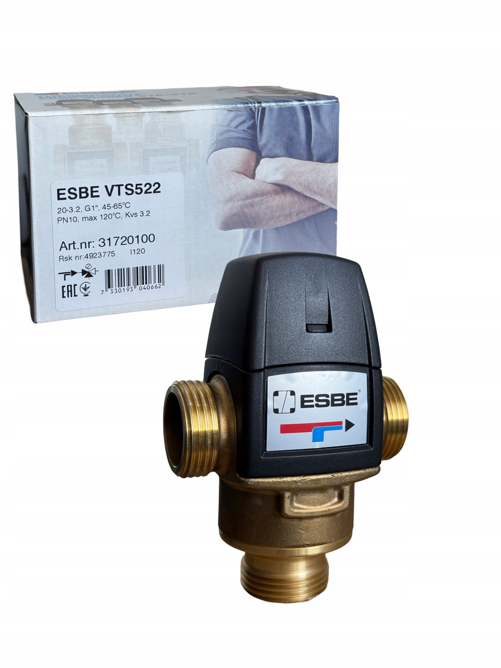 Esbe zawór termostatyczny mieszający 1" 45-65 Vta