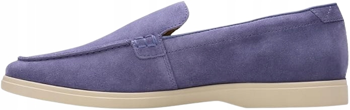 Clarks Pánské Semišové Mokasíny Fialové S Světlou Podrážkou 45 J3C