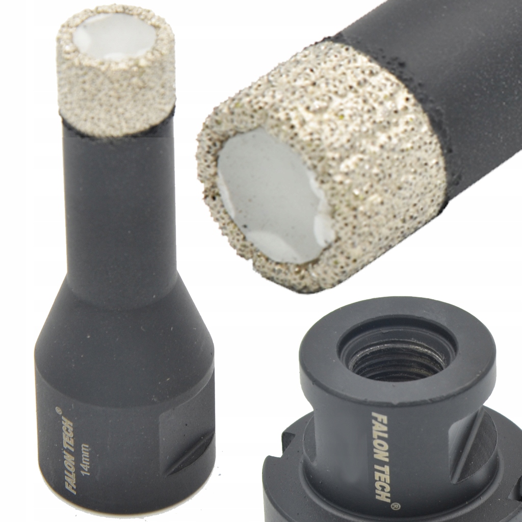 

Koronka Diamentowa 14MM Otwornica Wiertło M14 Gres
