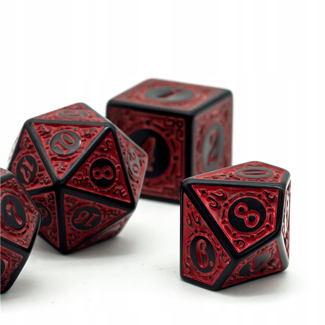 ŚWIĄTYNIA OGNIA ZESTAW 7 KOŚCI KOSTEK RPG EAN (GTIN) 5904870419540