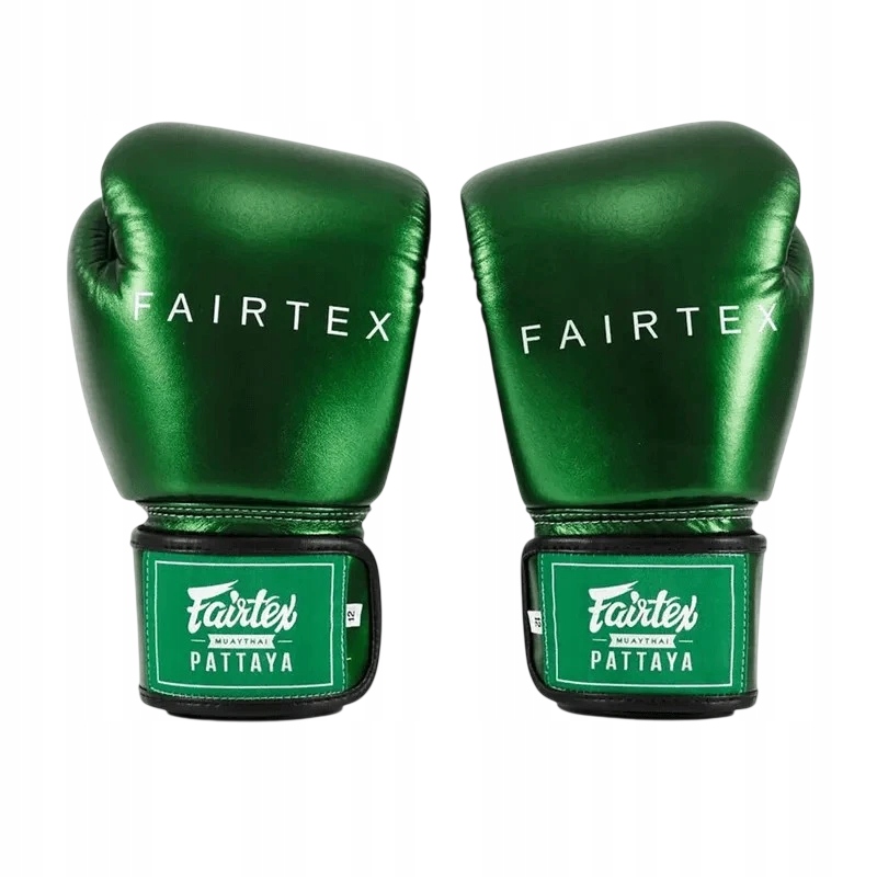 rękawice bokserskie fairtex metallic boxing 10OZ Zielony