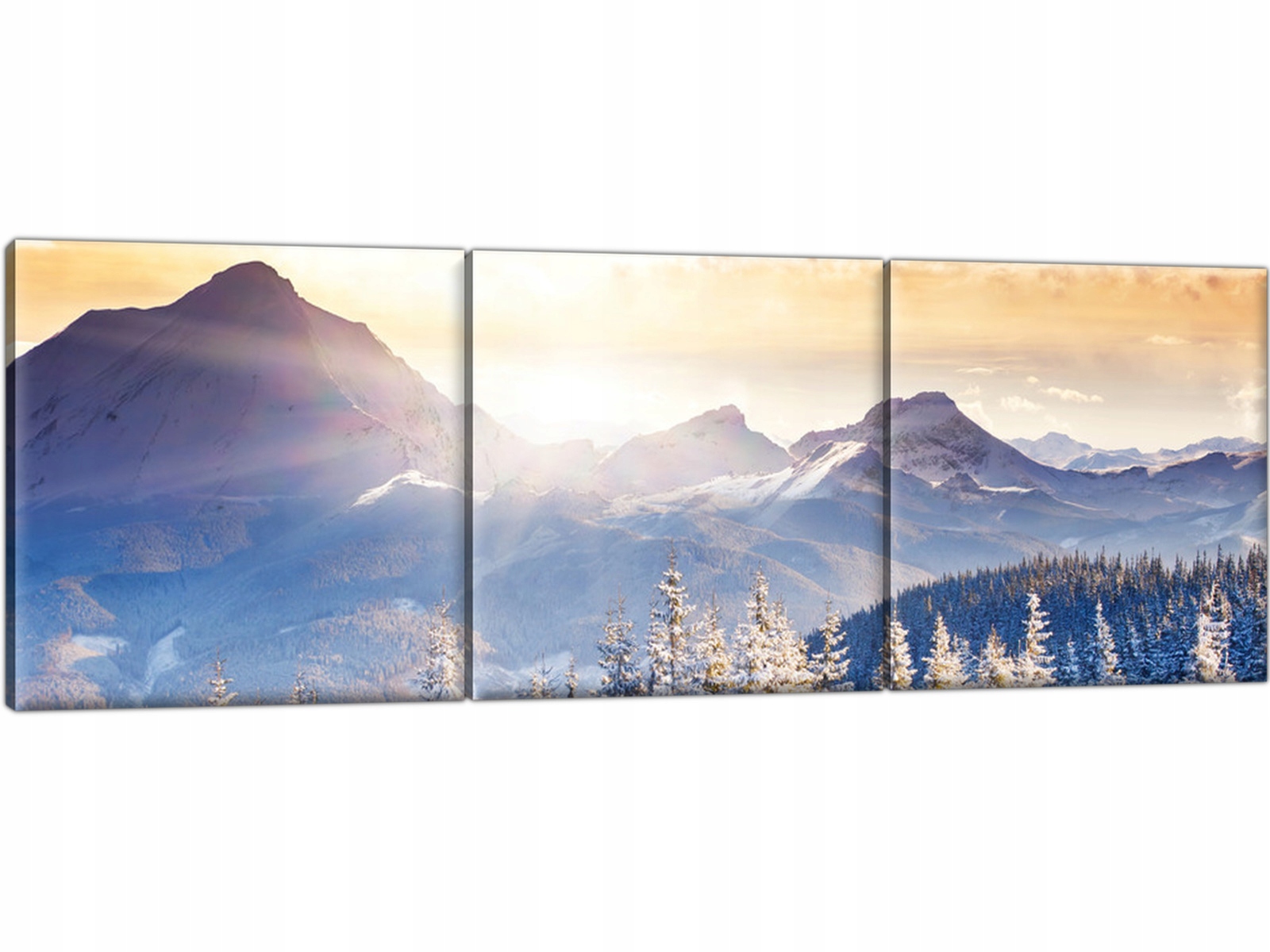 

Góry Krajobraz Górski Pejzaż 120x40 Obraz Tryptyk