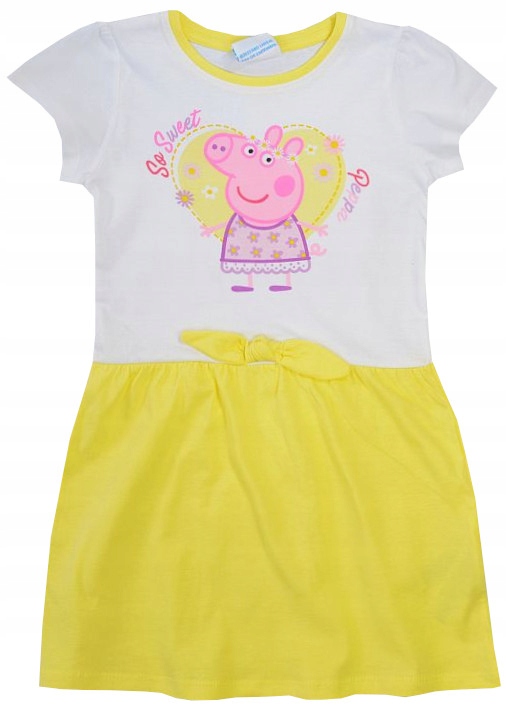 

Peppa Pig Świnka Sukienka Bawełna 104 R402A