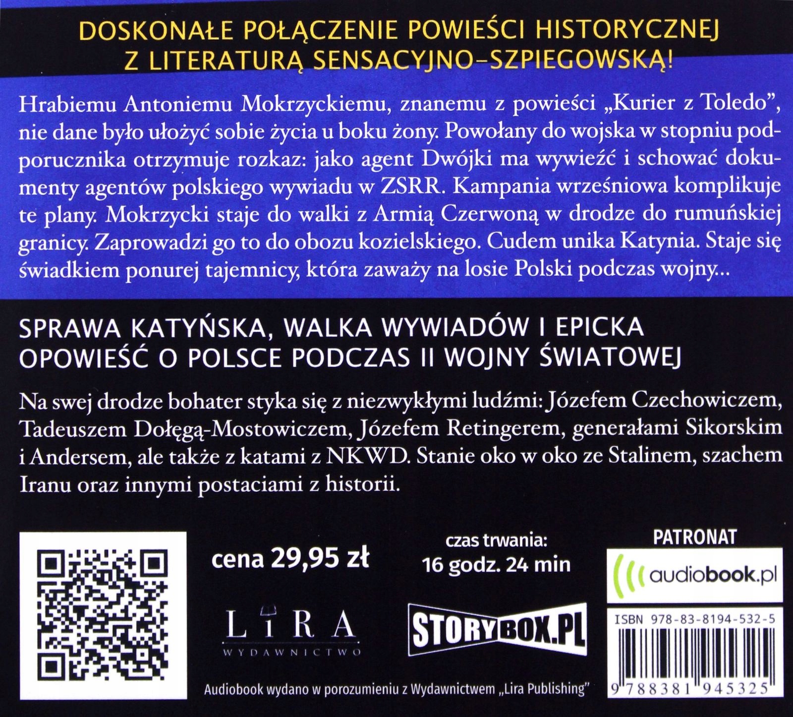 KURIER Z TEHERANU - WOJCIECH DUTKA [AUDIOBOOK] Stan opakowania oryginalne