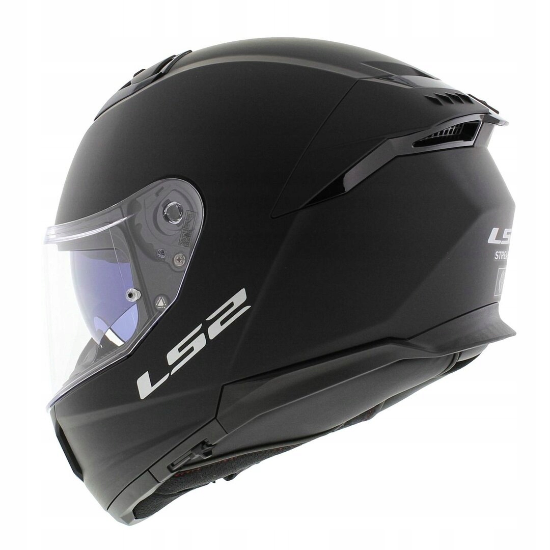 LS2 KASK MOTOCYKLOWY INTEGRALNY FF808 STREAM II SOLID BLK MAT L +KOMINIARKA Rozmiar L