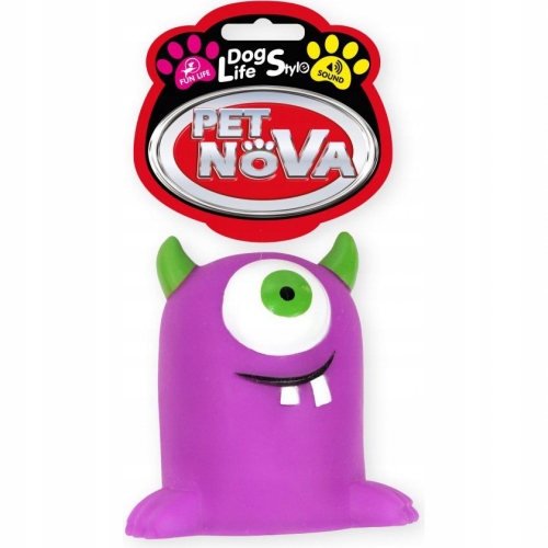 

Petnova Potworek Monster 10cm fioletowy dla psa