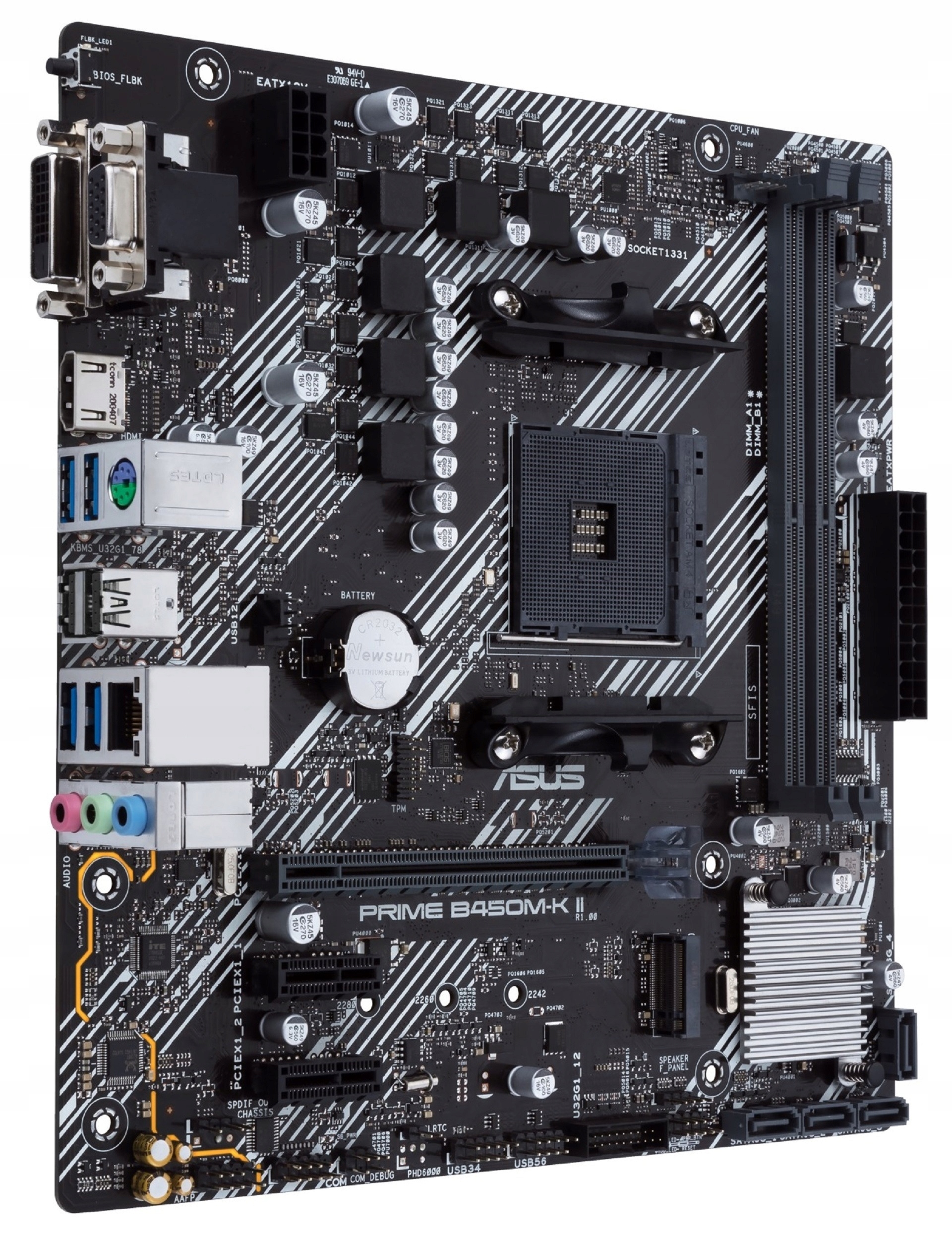 ASUS PRIME B450M-K II AM4 2xDDR4 M.2 mATX Model Prime B450M-K II
