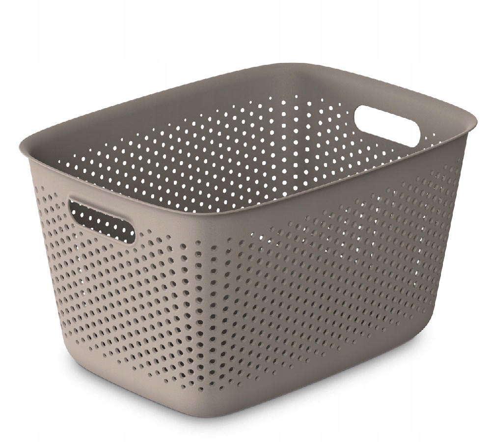 Organizer 17l plastikowy 39×29×22 cm - koszyk na książki ubrania
