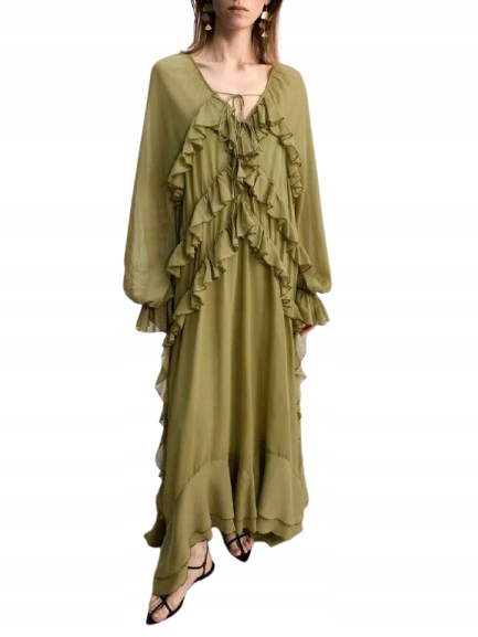 Shein Šaty S Volánky A Krávačkou 38 1_A