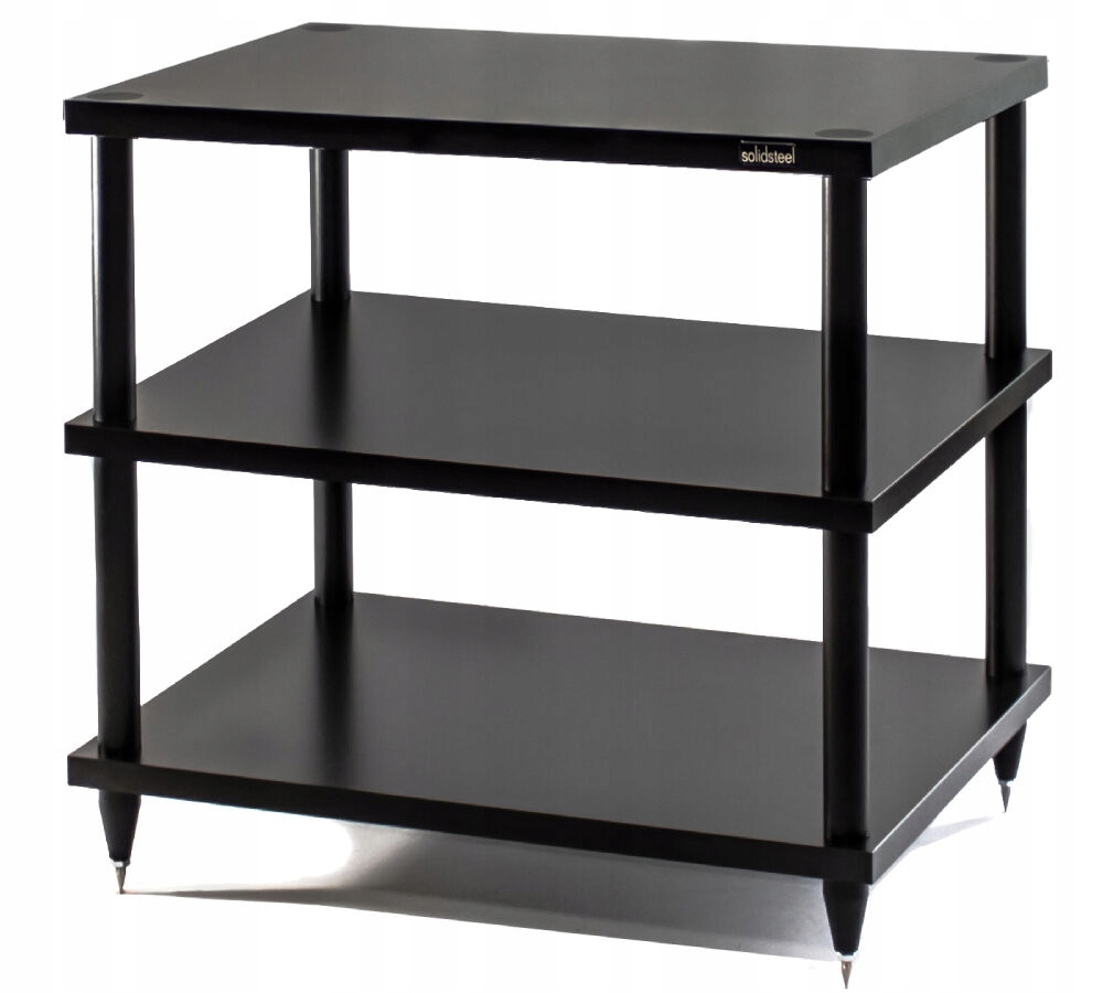 Solidsteel S2-3 (czarny). Stolik audio.