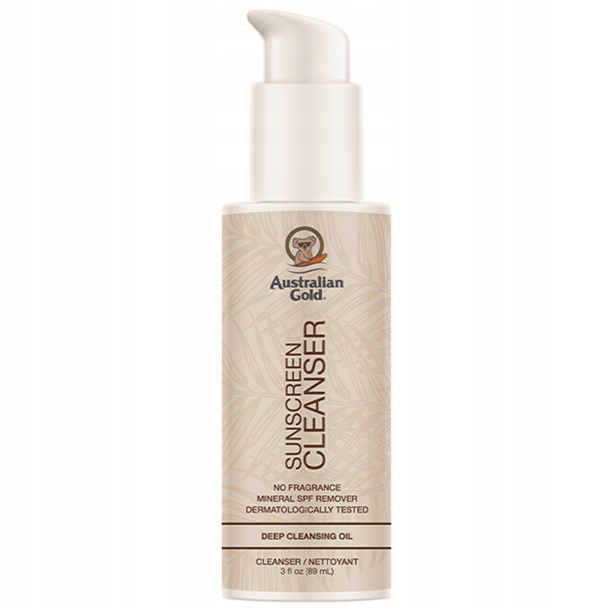 Australian Gold Sunscreen Cleanser Olej na odstranění filtrů Spf make-upu