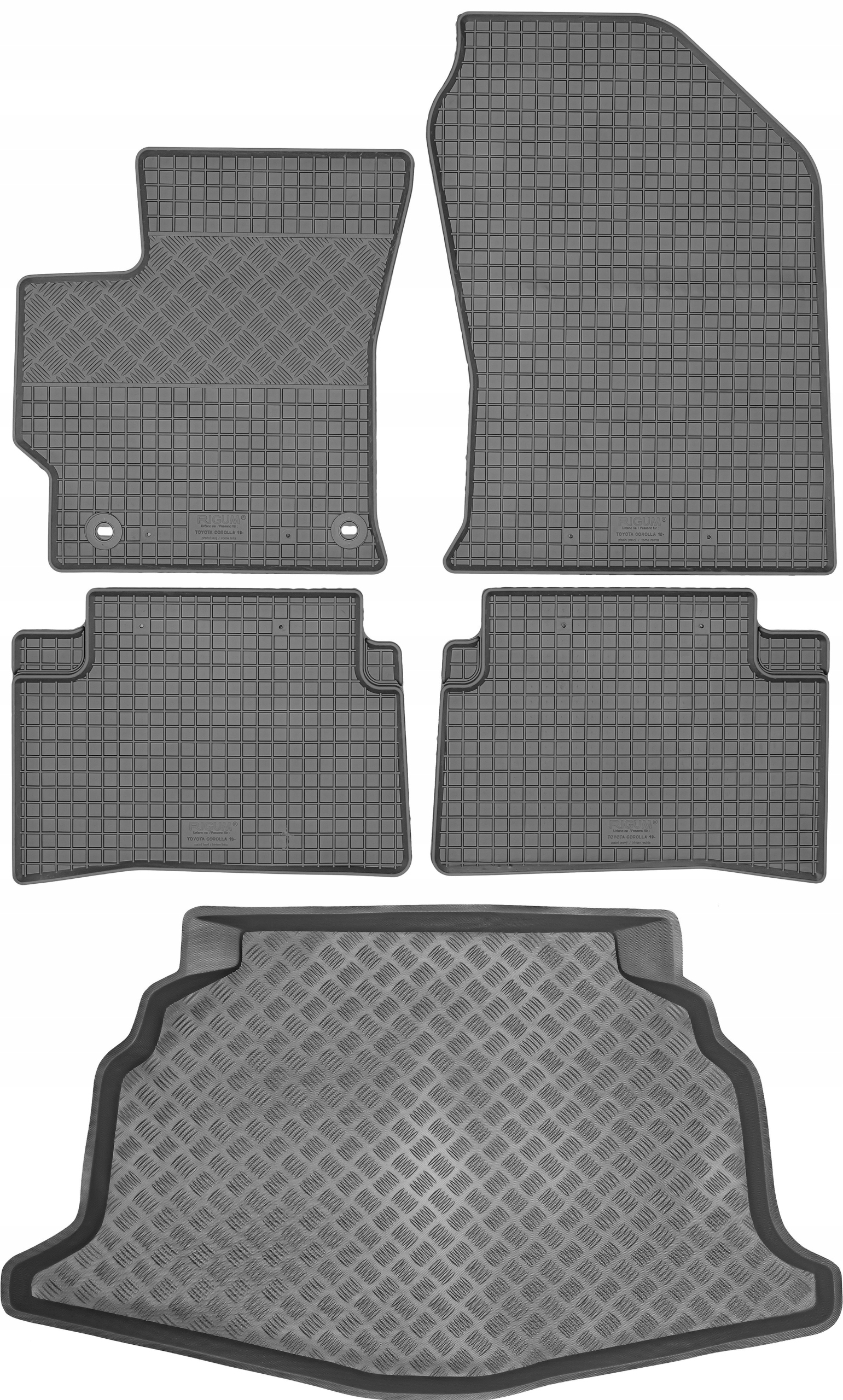 Toyota Corolla Hb 2018 Sada Gumové rohože rohož