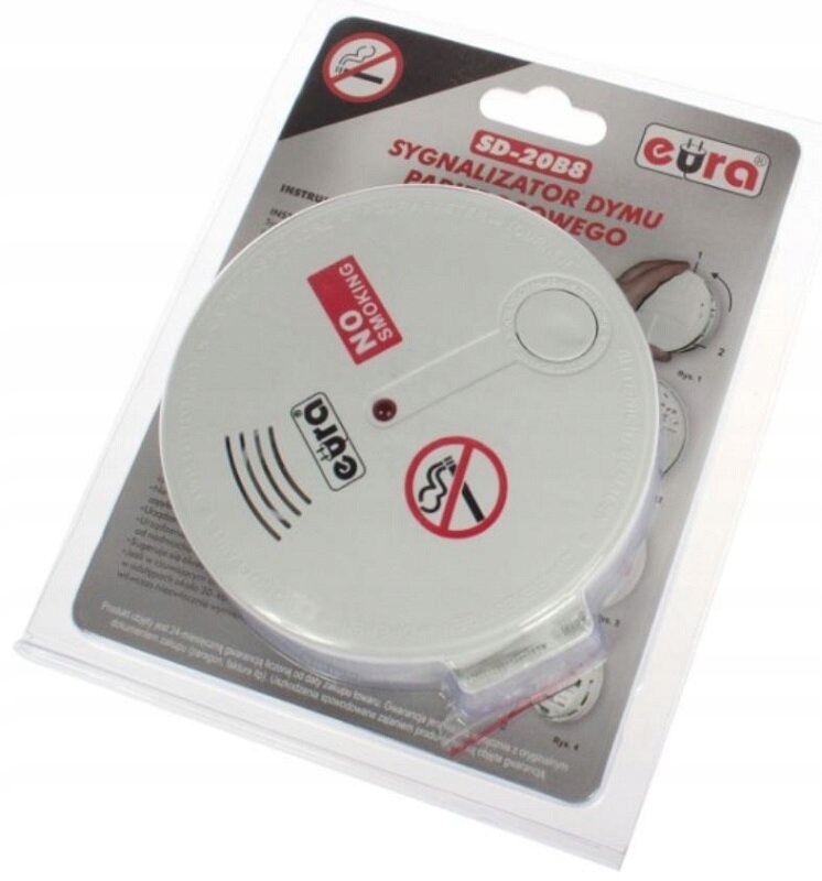 Czujnik dymu papierosowego EL HOME SD-20B8 Rodzaj Dymu
