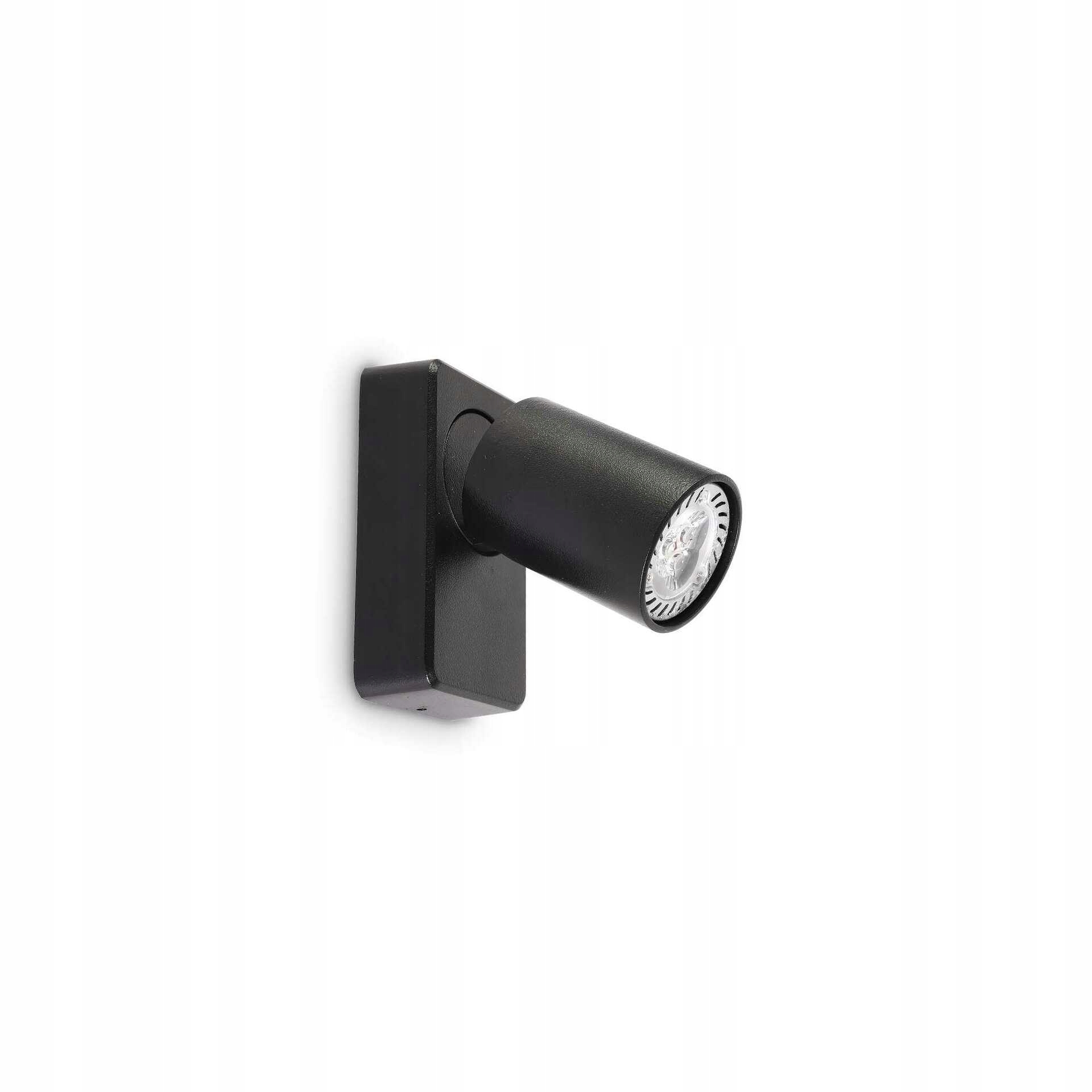 Bodové svietidlo Ideal Lux Rudy AP1 GU10 čierne 640lm 3000K