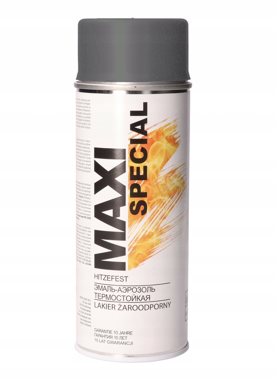 

Maxi Żaroodporny Spray Farba Tłumików 800 Antracyt