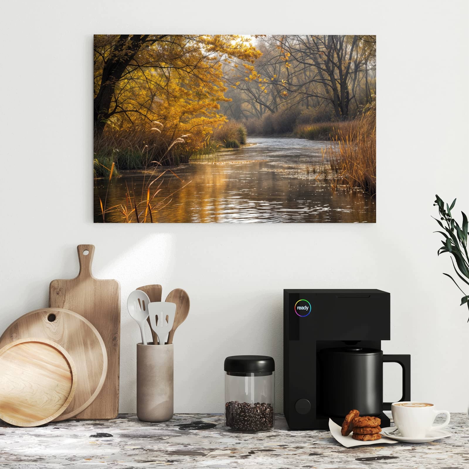 Magnetická tabule Podzimní Pobřeží 60 × 40 cm