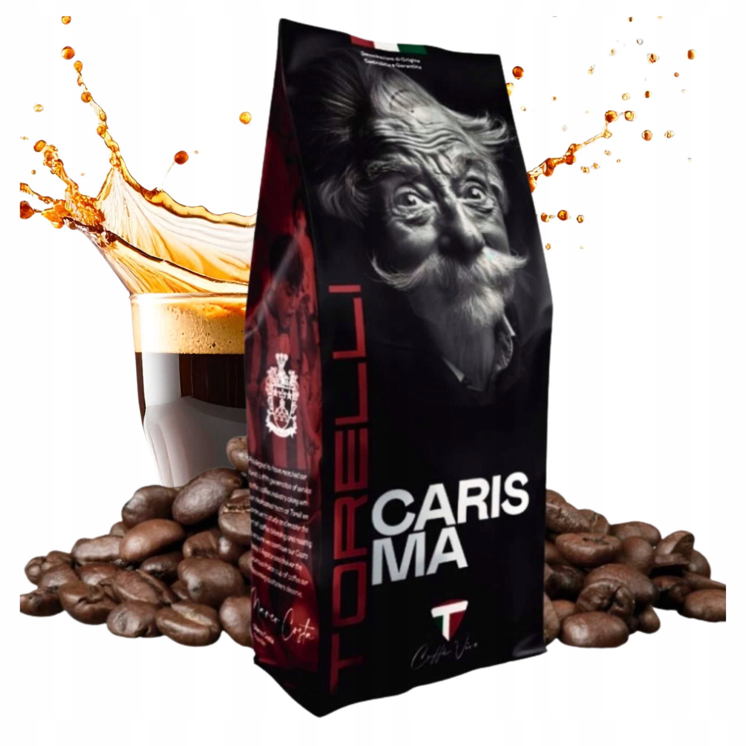 Káva Zrnková 100% Robusta Torelli Coffee Carisma 1000 g Výkon 8/10