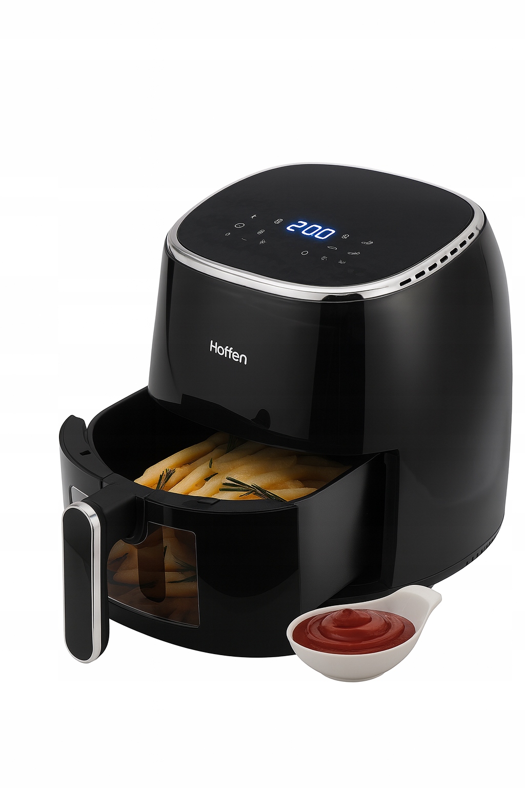 Frytkownica beztłuszczowa Hoffen Air Fryer 5L 1550W Zdrowe Smażenie