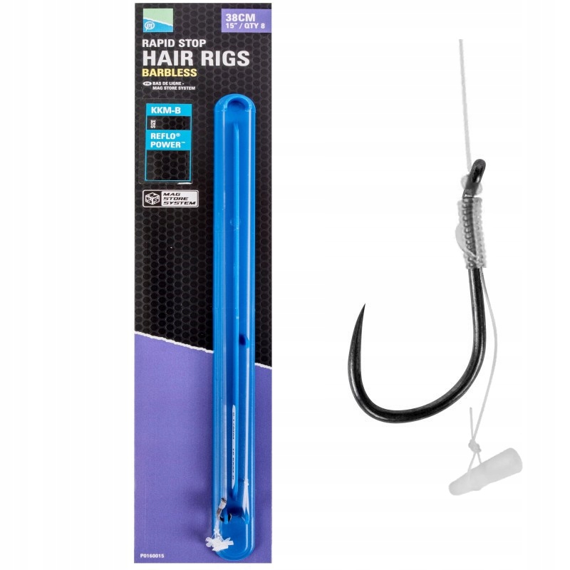 Gotowe Przypony Preston Kkm-b 38cm roz.14 0.19mm Rapid Stop Mag Store 8szt.