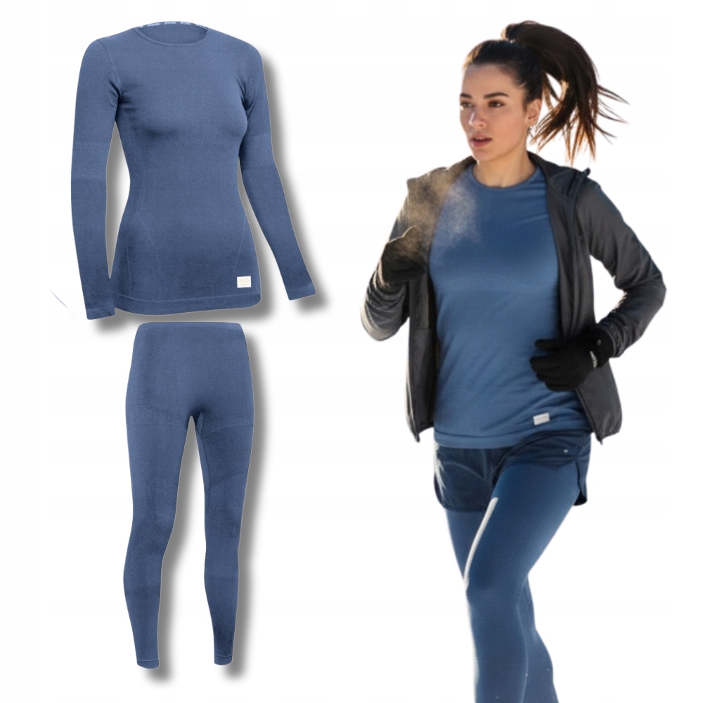 Pohodlné dámské Termoaktivní Spodní Prádlo Komplet Sportovní termo oblečení L/XL